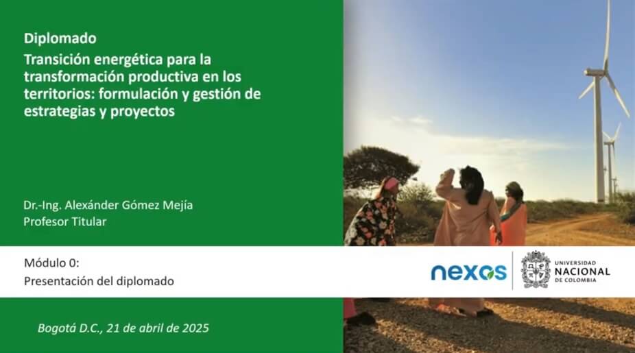  Inicio del diplomado de Transición energética 